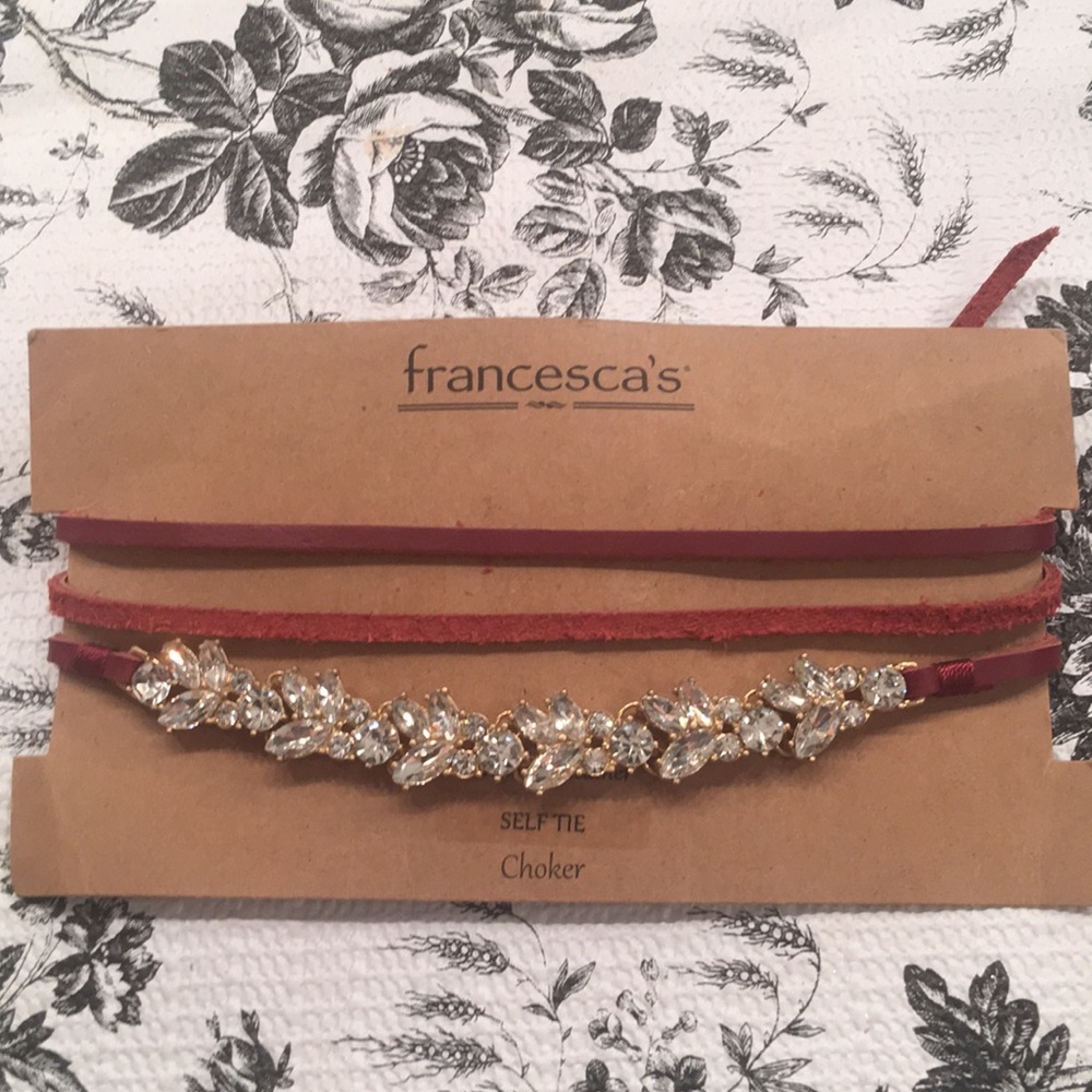 Francesca's self tie choker
